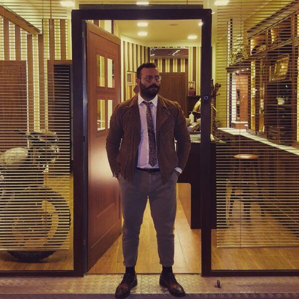 Interno del salone BoyscluB, barbiere a Palermo